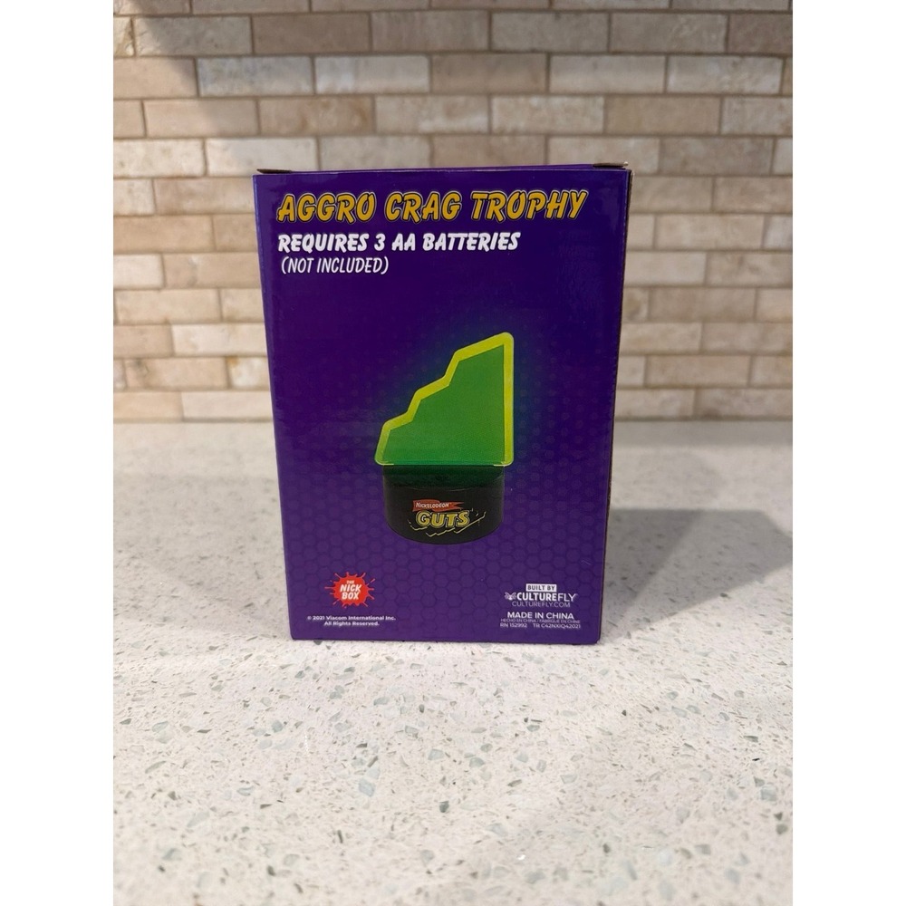 Nickelodeon Guts Aggro Crag Trophy LED Desk Lamp Retro NEW OPEN BOX Tested